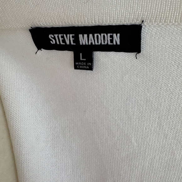 Steve Madden White Studded Cardigan SIZE L - Picture 8 of 8